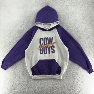 Vintage Hardin Simmons Cowboys Hoodie Mens XS University Texas NCAA Football 90s
